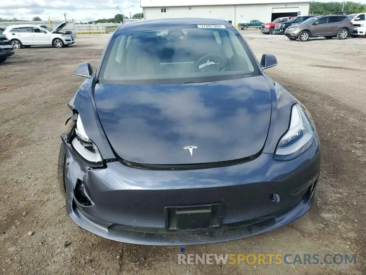 5 fotografías del automóvil dañado 5YJ3E1EB2LF616464 TESLA MODEL 3 2020