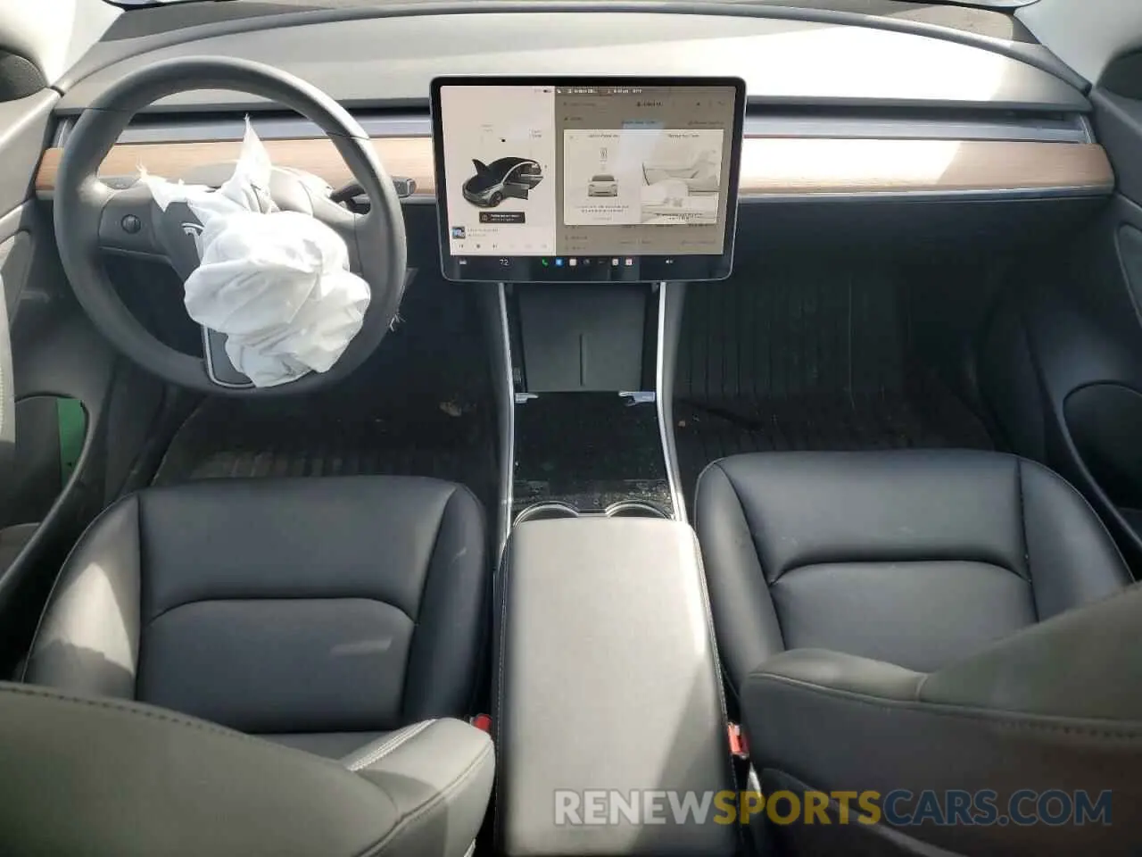 8 fotografías del automóvil dañado 5YJ3E1EB2LF616464 TESLA MODEL 3 2020