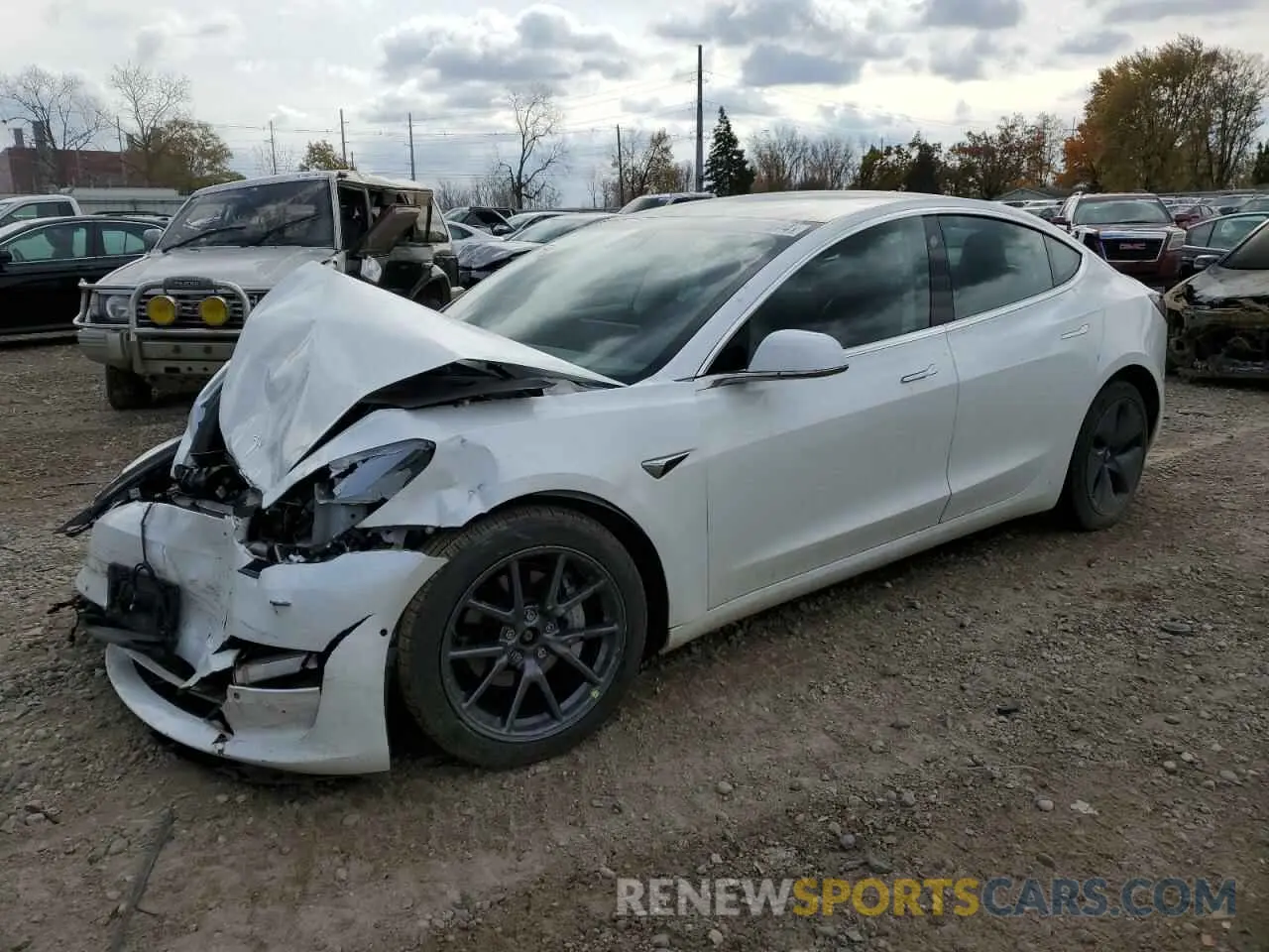 1 fotografías del automóvil dañado 5YJ3E1EB2LF617923 TESLA MODEL 3 2020