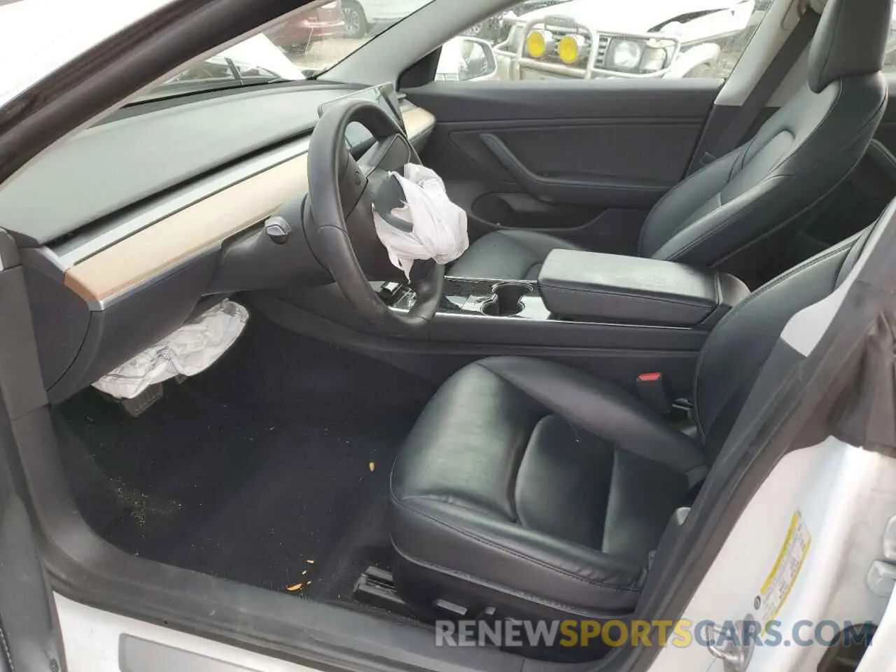 7 fotografías del automóvil dañado 5YJ3E1EB2LF617923 TESLA MODEL 3 2020