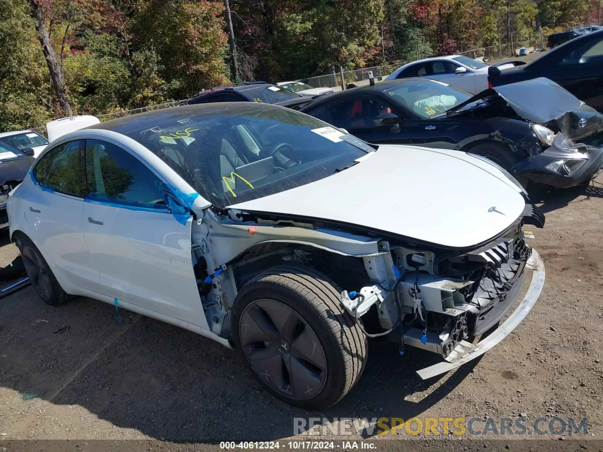 1 fotografías del automóvil dañado 5YJ3E1EB2LF618201 TESLA MODEL 3 2020