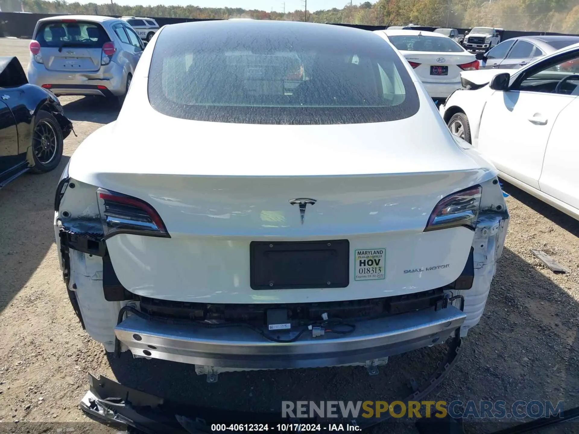 17 fotografías del automóvil dañado 5YJ3E1EB2LF618201 TESLA MODEL 3 2020