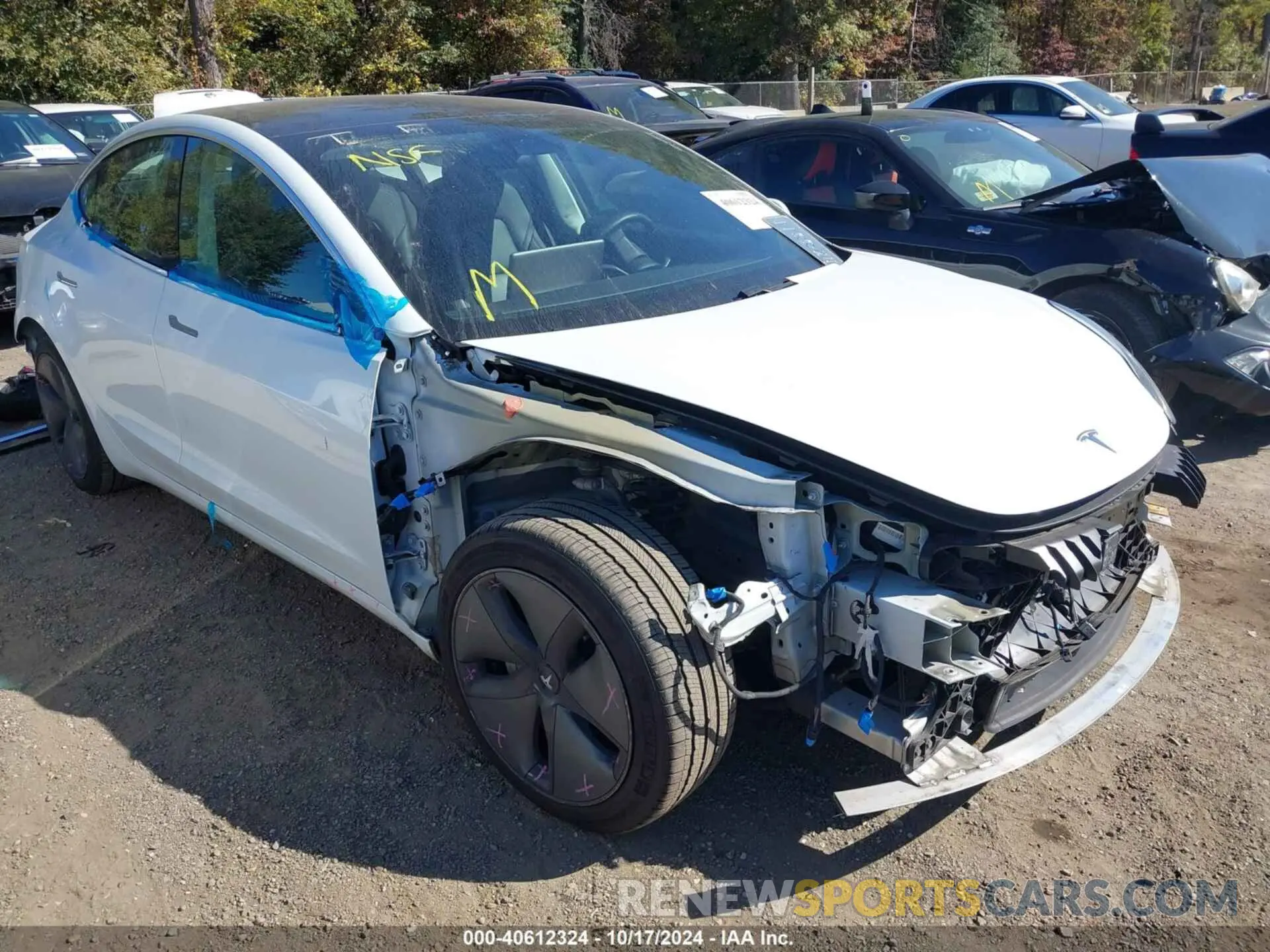 6 fotografías del automóvil dañado 5YJ3E1EB2LF618201 TESLA MODEL 3 2020