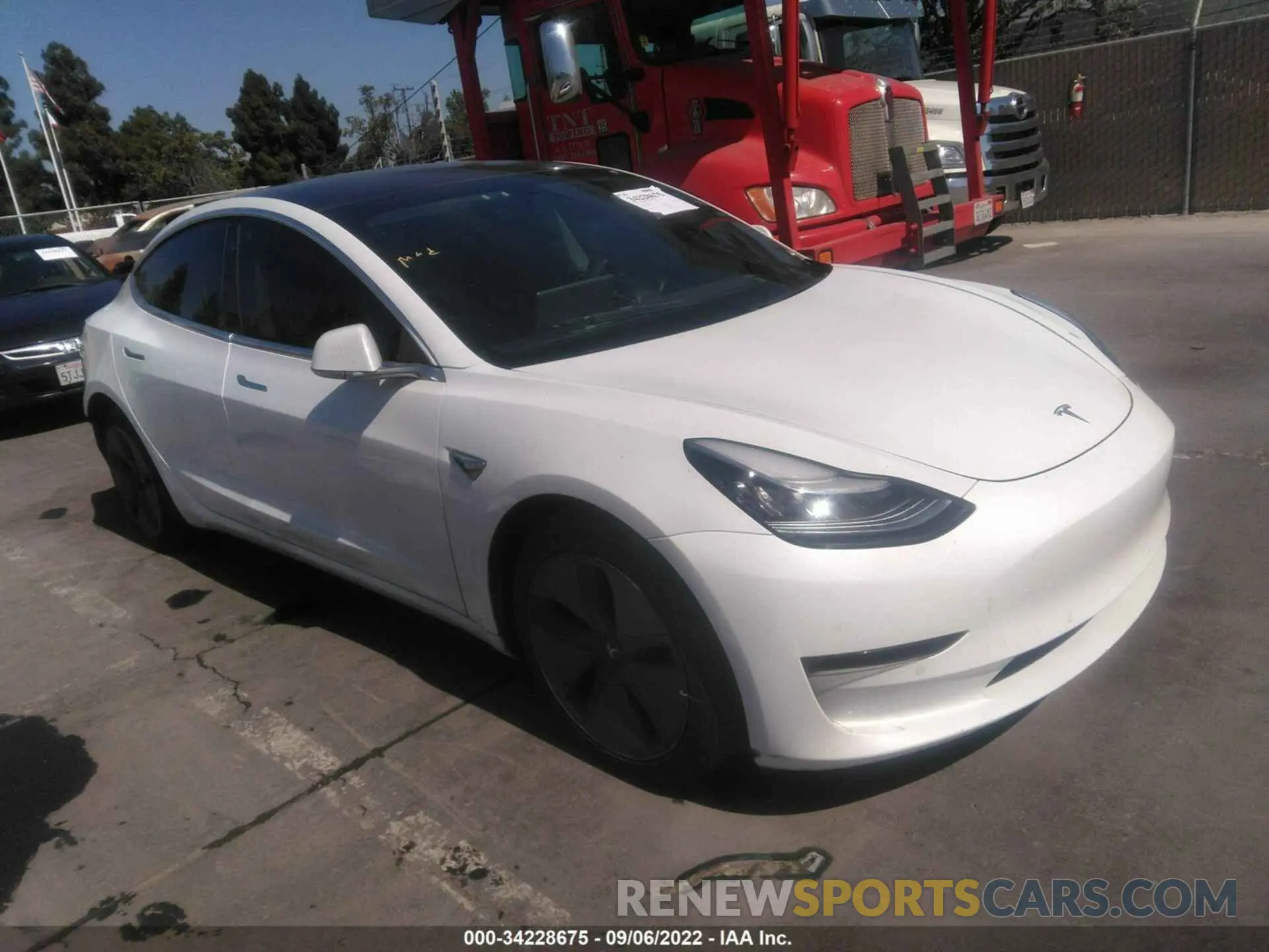 1 fotografías del automóvil dañado 5YJ3E1EB2LF619624 TESLA MODEL 3 2020