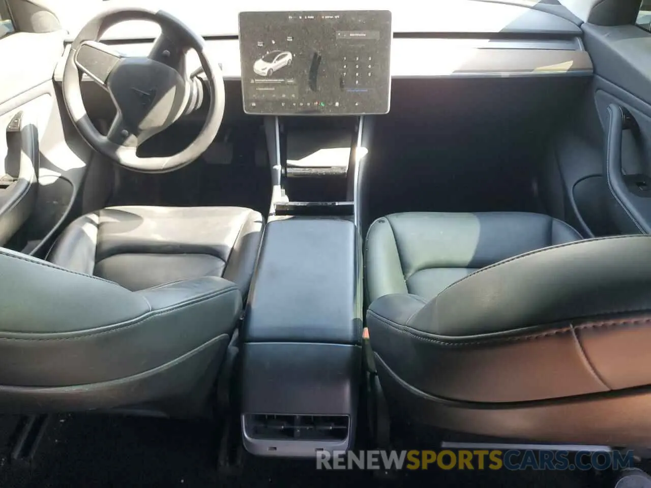 8 fotografías del automóvil dañado 5YJ3E1EB2LF712322 TESLA MODEL 3 2020