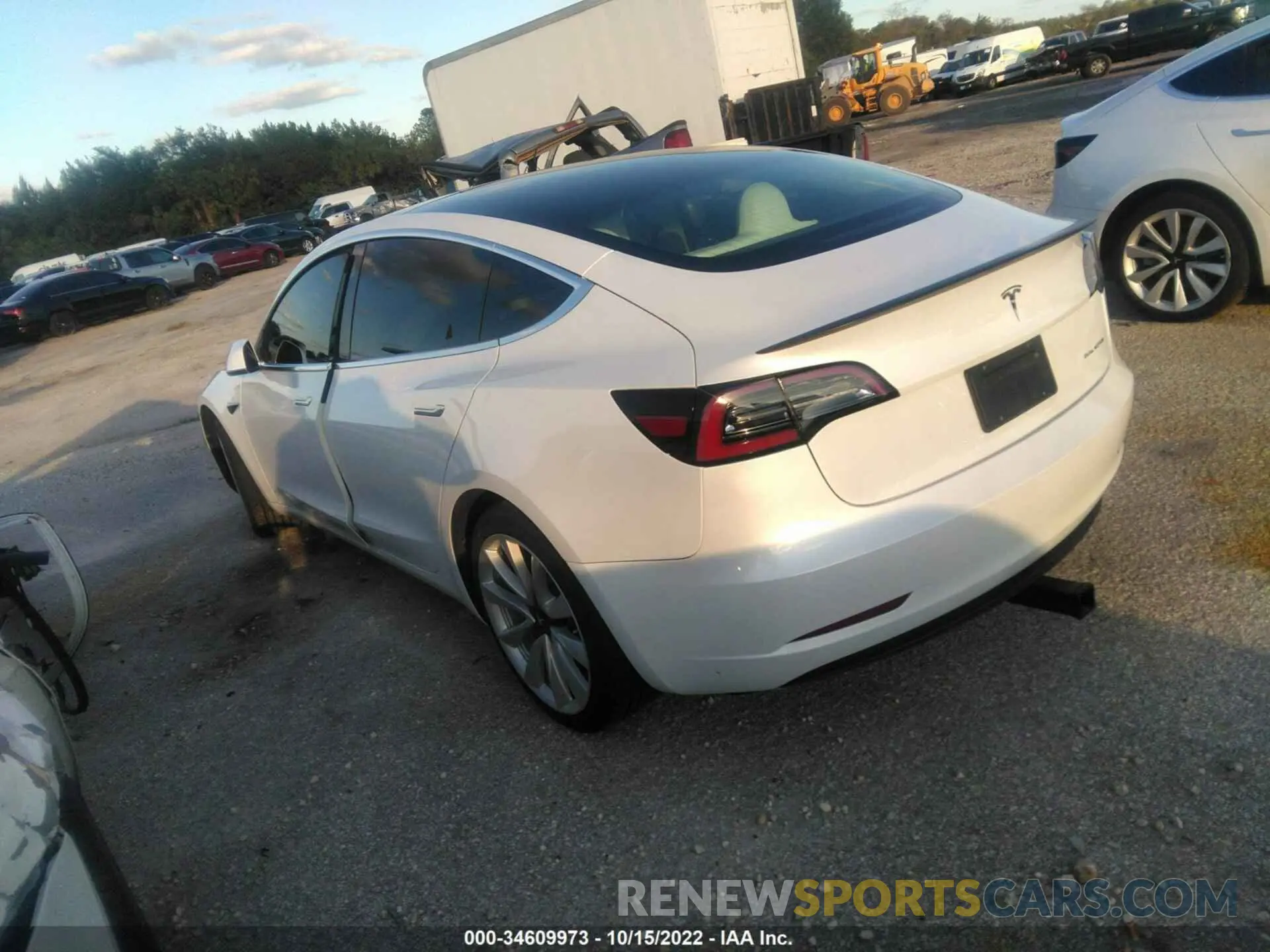 3 fotografías del automóvil dañado 5YJ3E1EB2LF712949 TESLA MODEL 3 2020