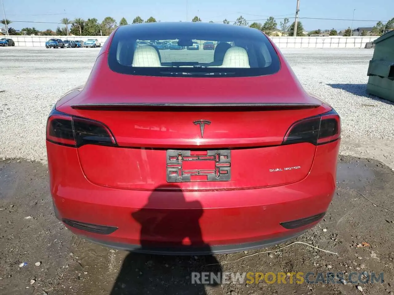 6 fotografías del automóvil dañado 5YJ3E1EB2LF735969 TESLA MODEL 3 2020