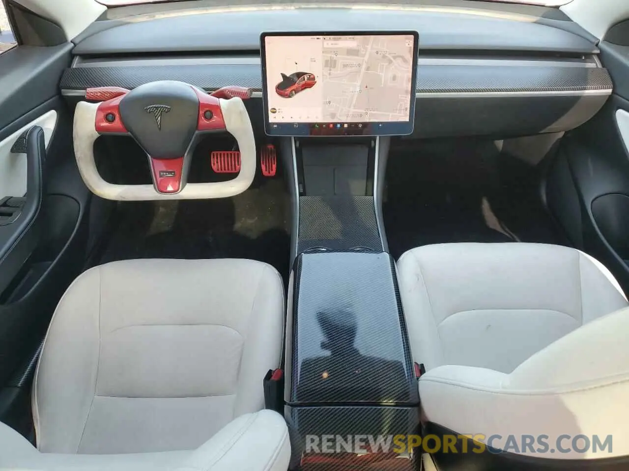 8 fotografías del automóvil dañado 5YJ3E1EB2LF735969 TESLA MODEL 3 2020