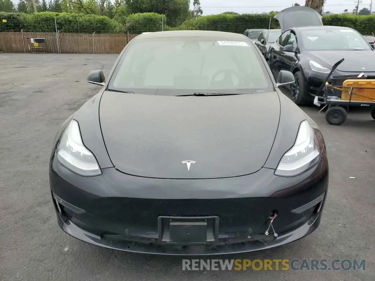 5 fotografías del automóvil dañado 5YJ3E1EB2LF742131 TESLA MODEL 3 2020