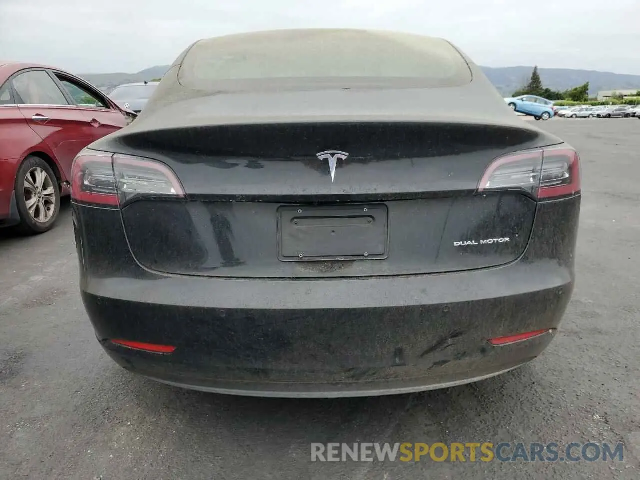 6 fotografías del automóvil dañado 5YJ3E1EB2LF742131 TESLA MODEL 3 2020