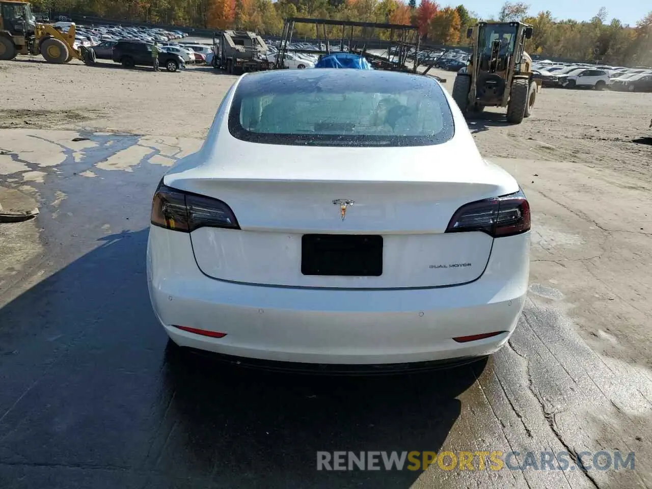 6 fotografías del automóvil dañado 5YJ3E1EB2LF742307 TESLA MODEL 3 2020