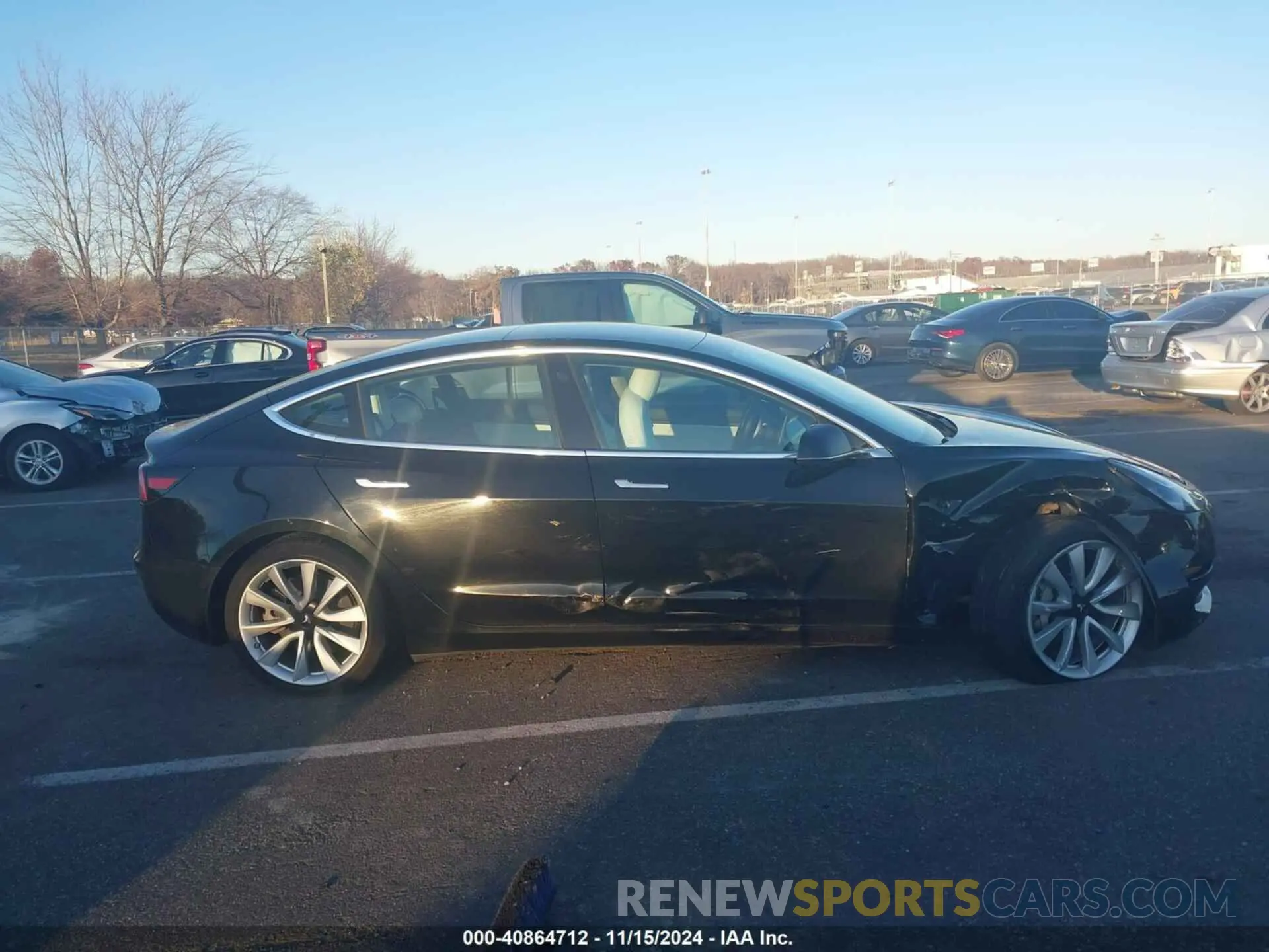 13 fotografías del automóvil dañado 5YJ3E1EB2LF787926 TESLA MODEL 3 2020