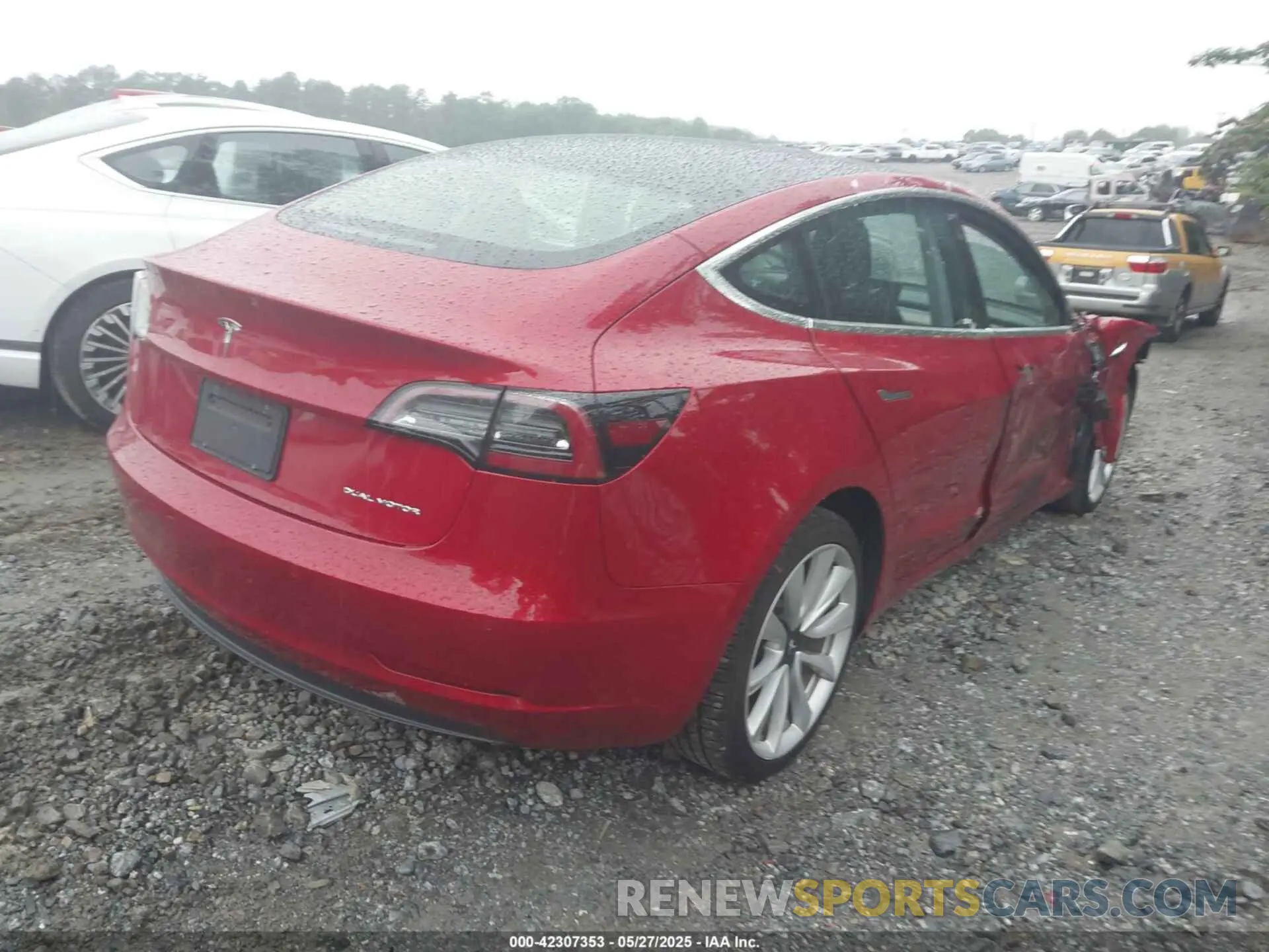 4 fotografías del automóvil dañado 5YJ3E1EB2LF790969 TESLA MODEL 3 2020