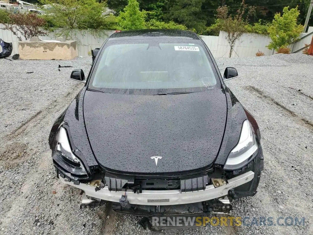5 fotografías del automóvil dañado 5YJ3E1EB2LF794696 TESLA MODEL 3 2020