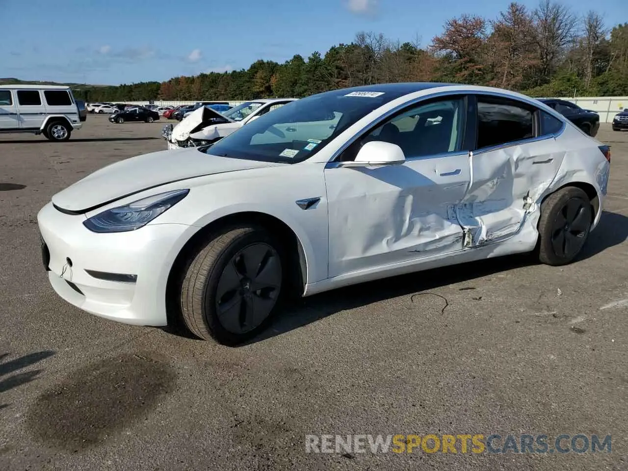 1 fotografías del automóvil dañado 5YJ3E1EB2LF795217 TESLA MODEL 3 2020