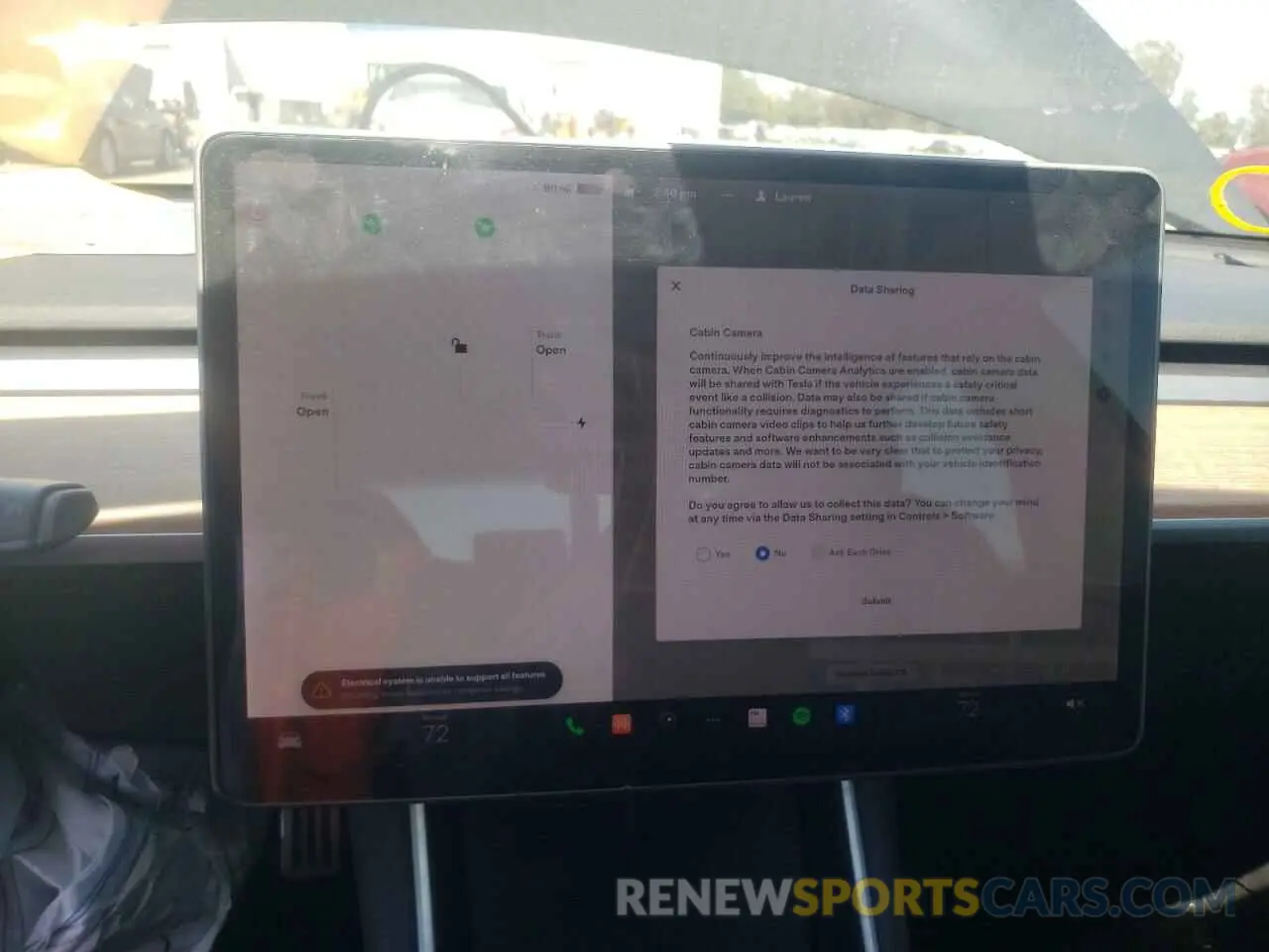 9 fotografías del automóvil dañado 5YJ3E1EB3LF600077 TESLA MODEL 3 2020