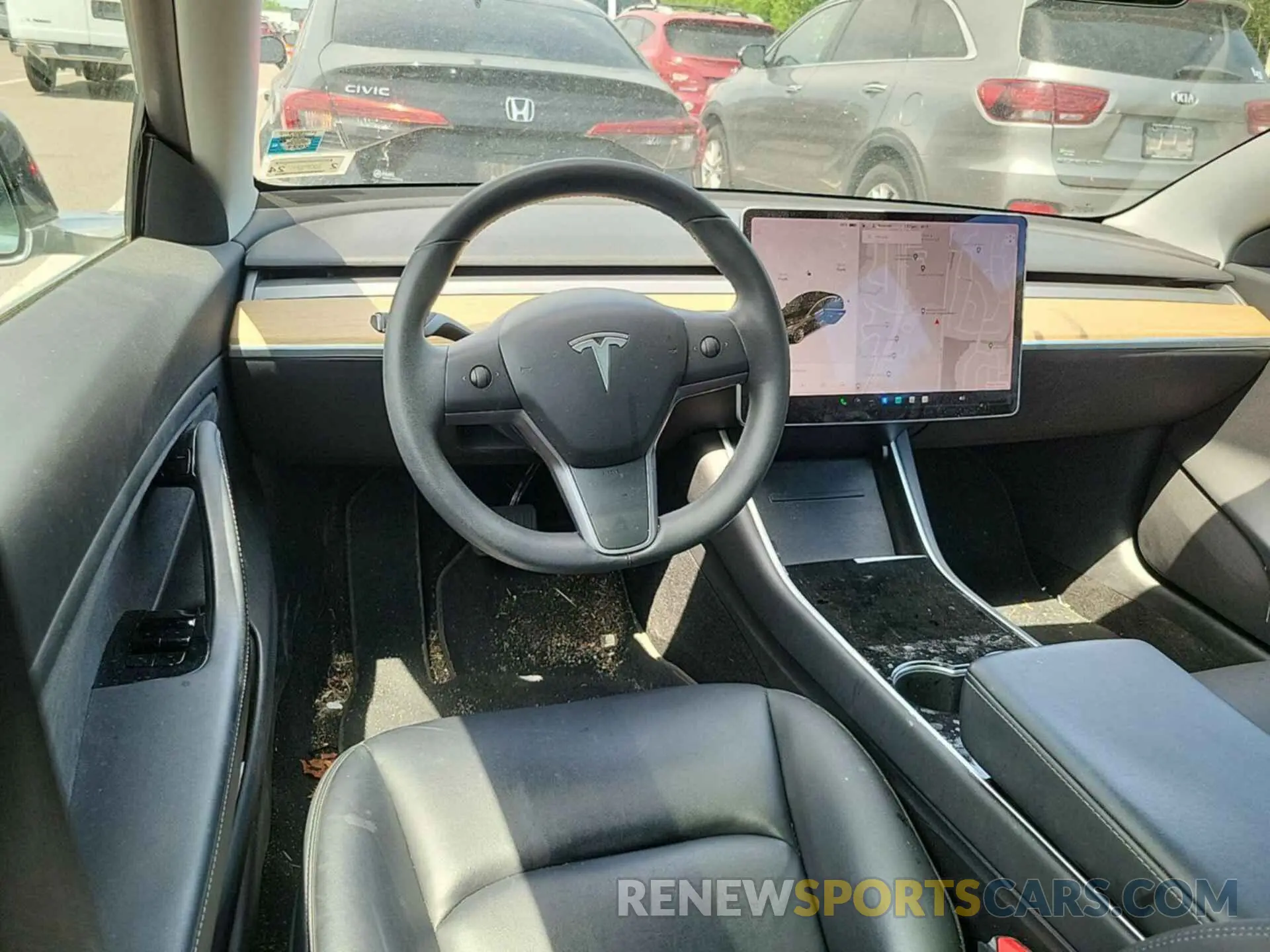 6 fotografías del automóvil dañado 5YJ3E1EB3LF600614 TESLA MODEL 3 2020