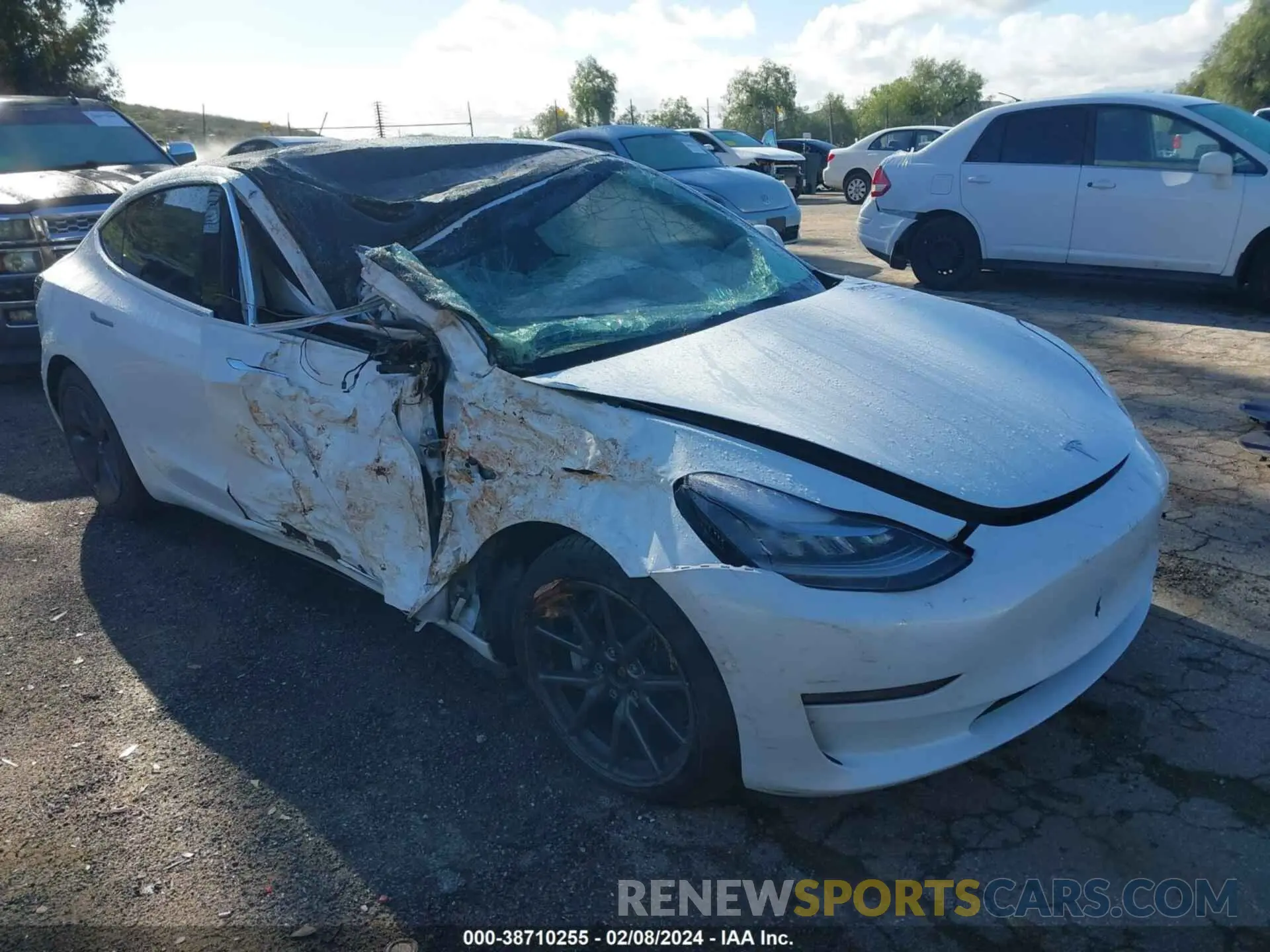 1 fotografías del automóvil dañado 5YJ3E1EB3LF619244 TESLA MODEL 3 2020