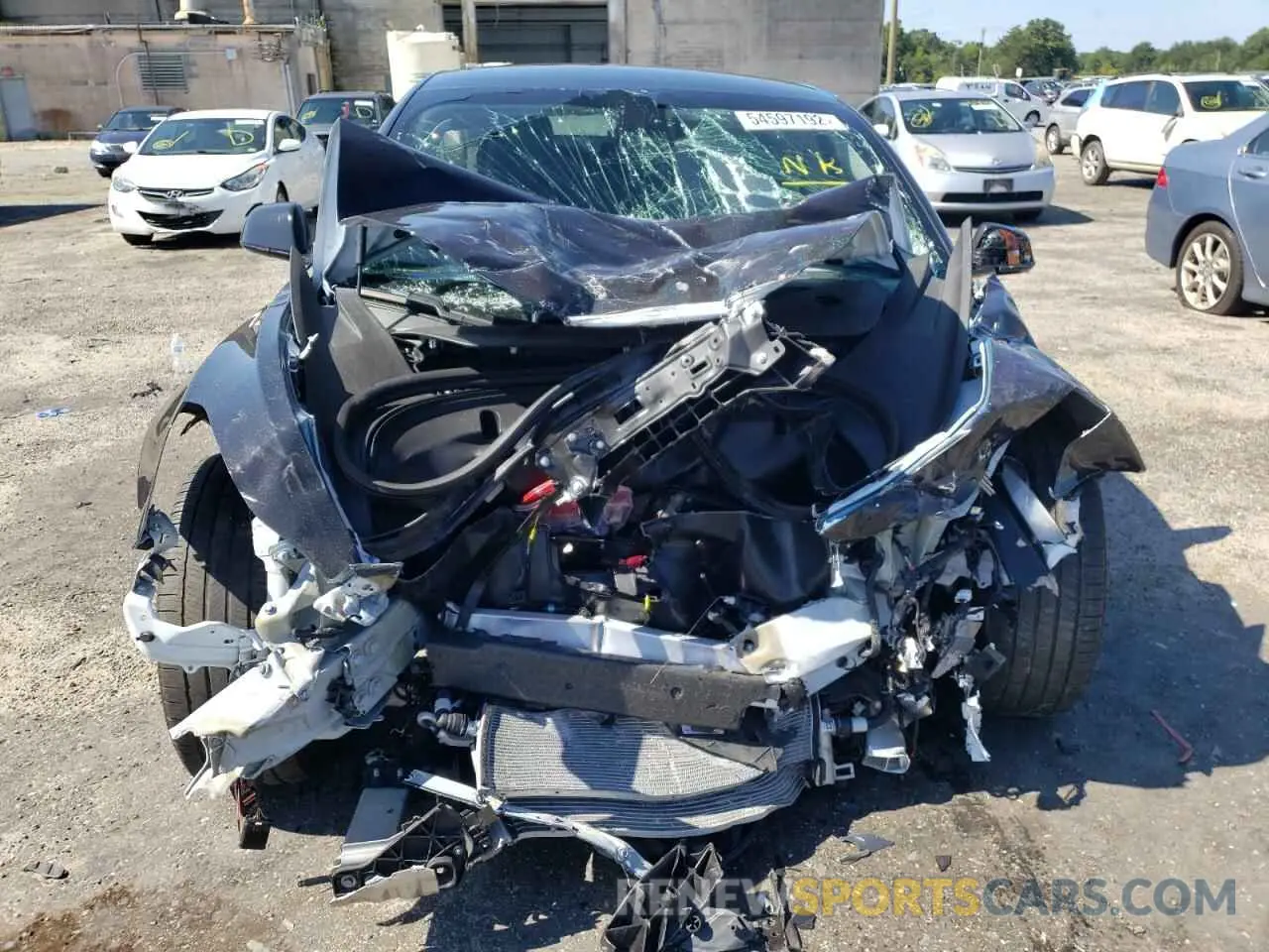 9 fotografías del automóvil dañado 5YJ3E1EB3LF637243 TESLA MODEL 3 2020