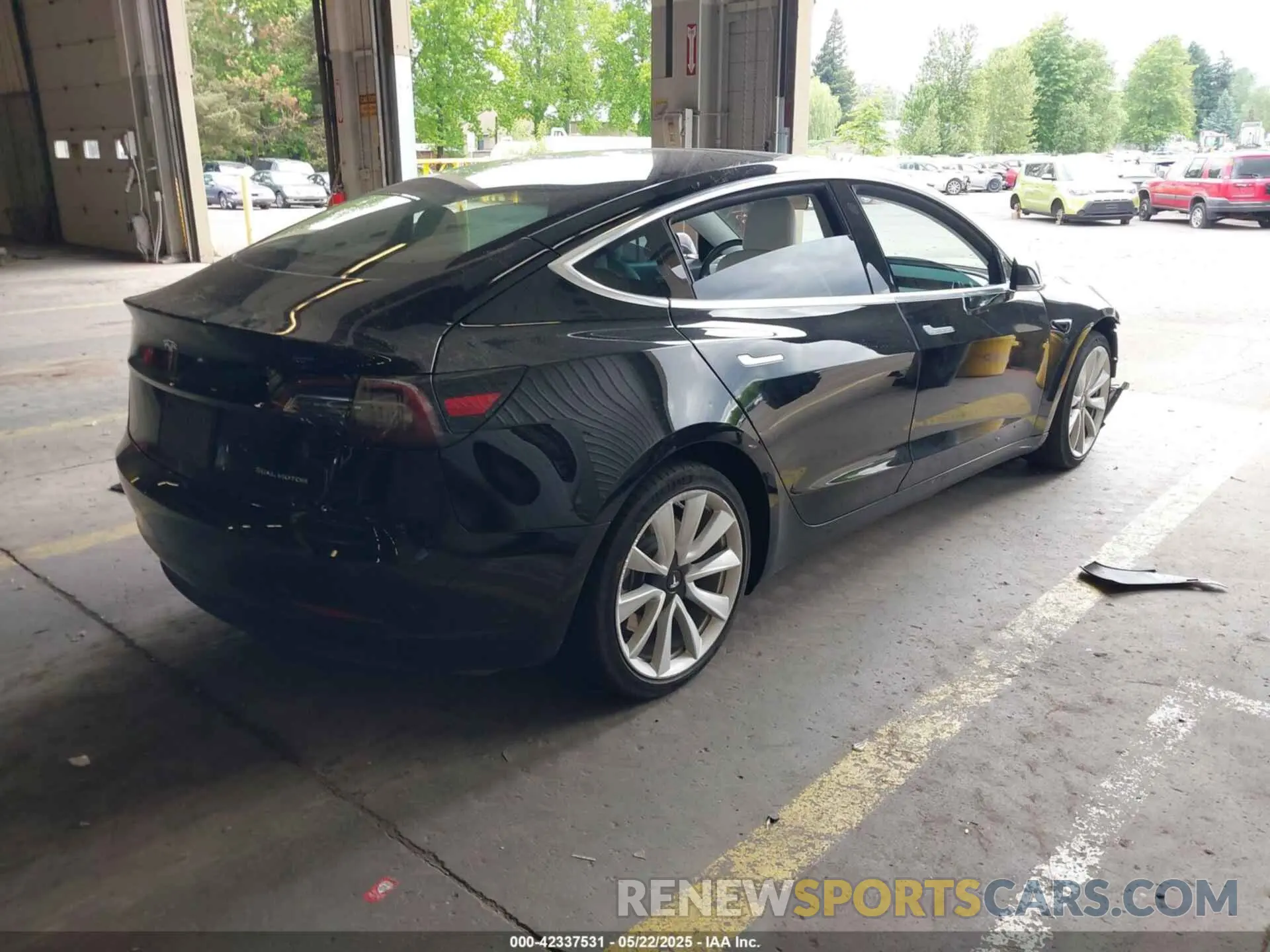 4 fotografías del automóvil dañado 5YJ3E1EB3LF639980 TESLA MODEL 3 2020
