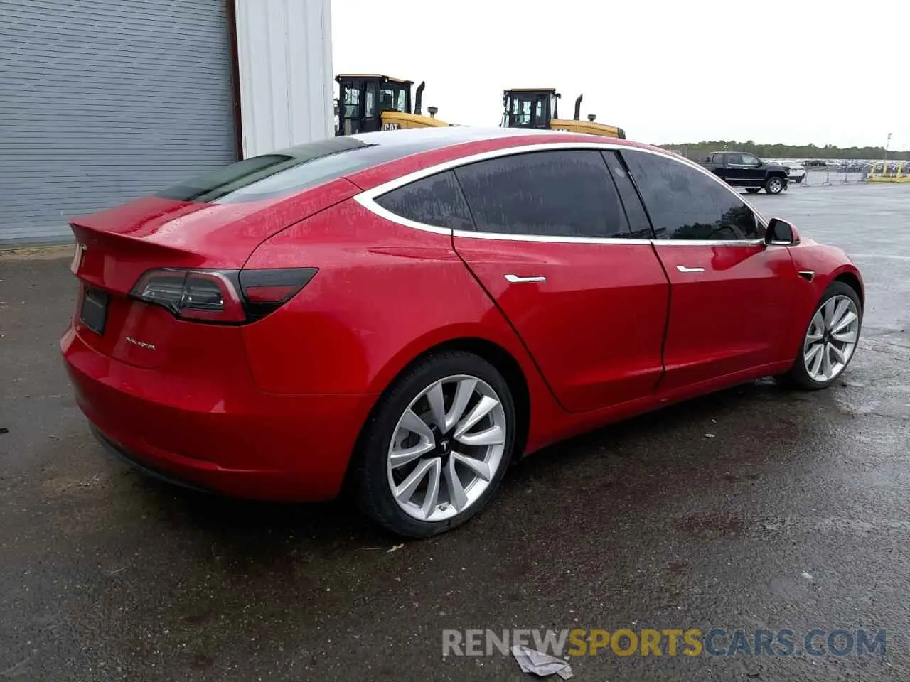 4 fotografías del automóvil dañado 5YJ3E1EB3LF646573 TESLA MODEL 3 2020