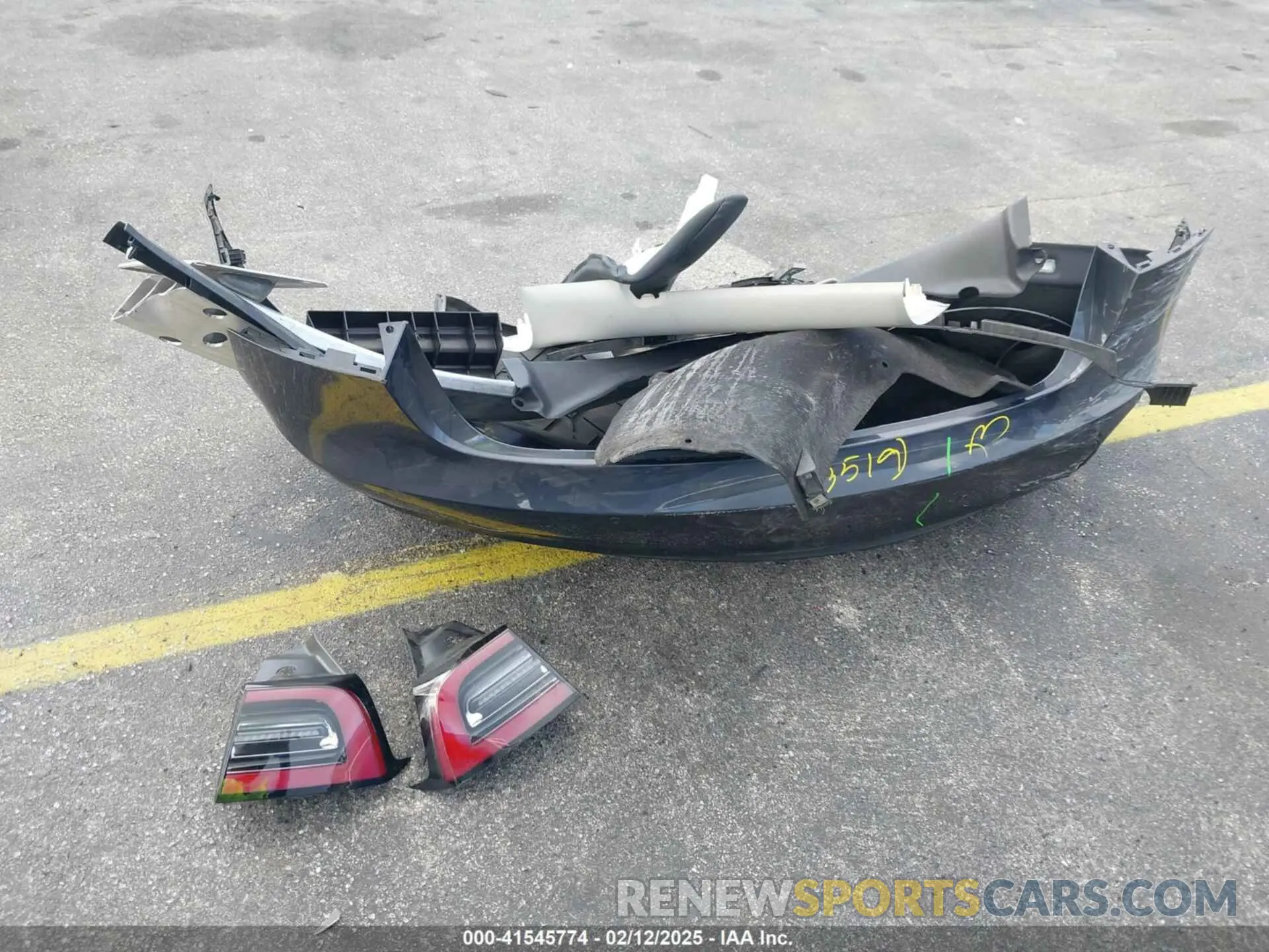 12 fotografías del automóvil dañado 5YJ3E1EB3LF663437 TESLA MODEL 3 2020