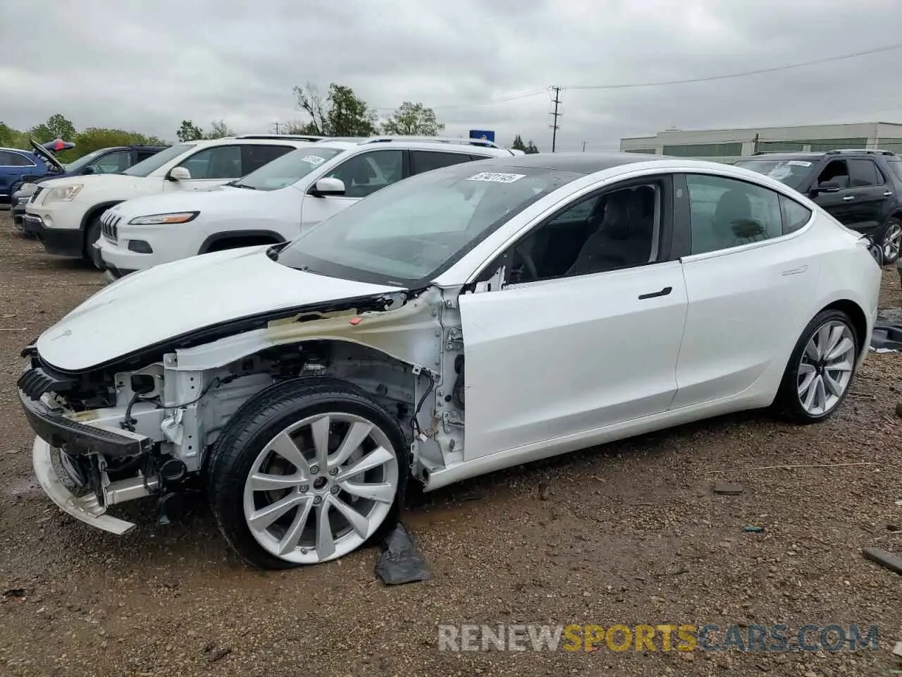 1 fotografías del automóvil dañado 5YJ3E1EB3LF667522 TESLA MODEL 3 2020