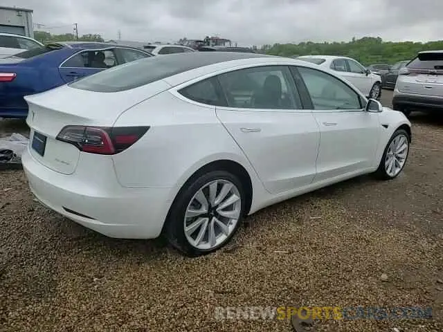 14 fotografías del automóvil dañado 5YJ3E1EB3LF667522 TESLA MODEL 3 2020