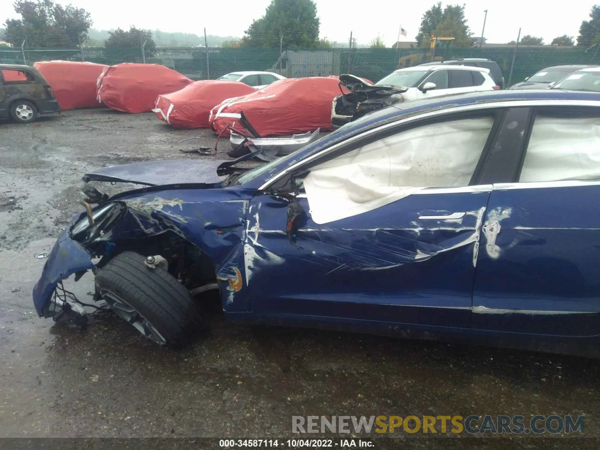 6 fotografías del automóvil dañado 5YJ3E1EB3LF668542 TESLA MODEL 3 2020