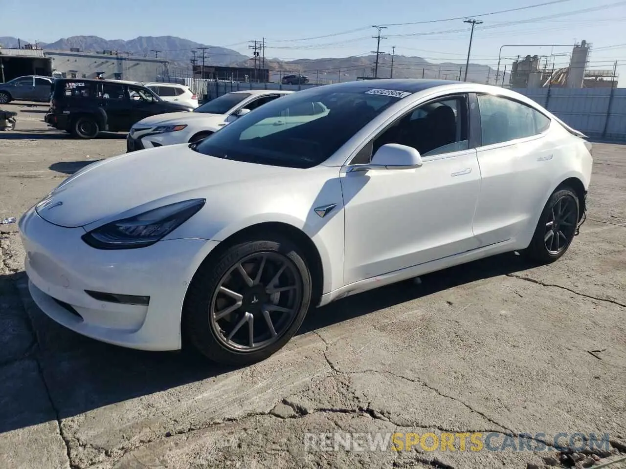 1 fotografías del automóvil dañado 5YJ3E1EB3LF711311 TESLA MODEL 3 2020