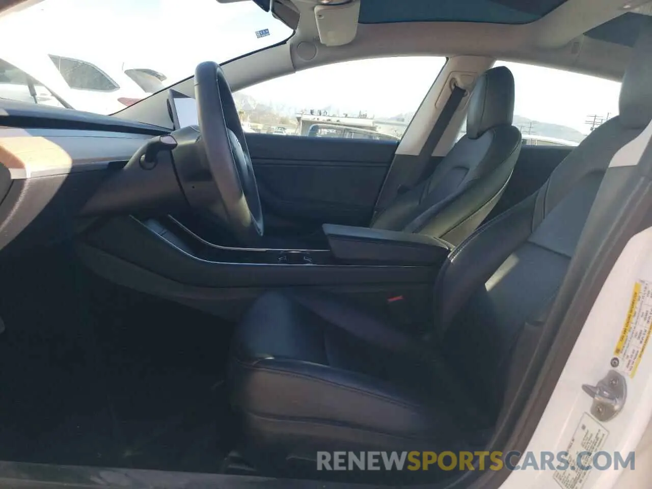 7 fotografías del automóvil dañado 5YJ3E1EB3LF711311 TESLA MODEL 3 2020