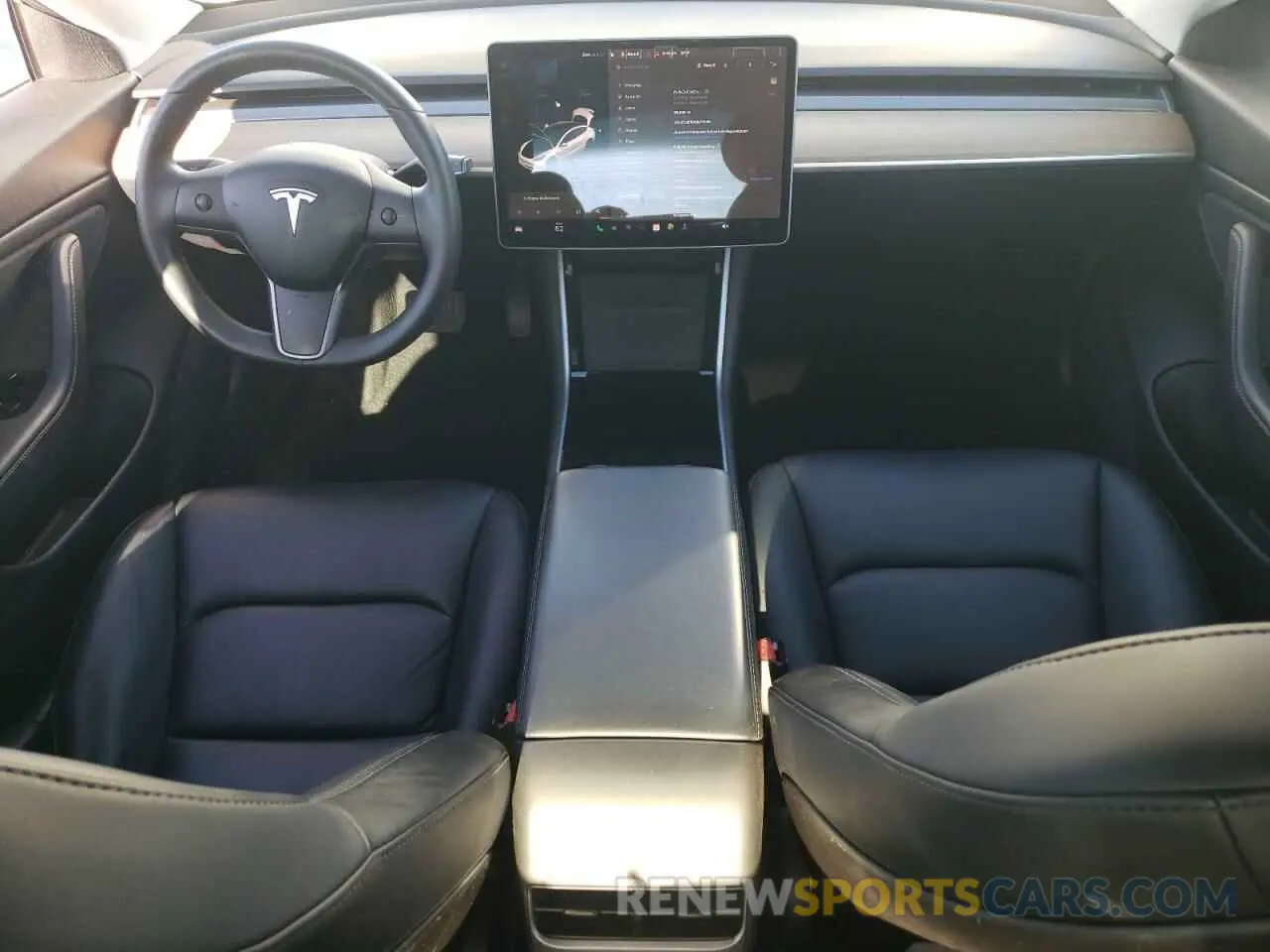 8 fotografías del automóvil dañado 5YJ3E1EB3LF711311 TESLA MODEL 3 2020