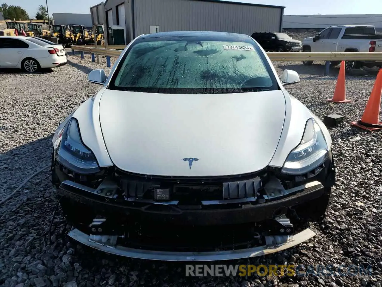 5 fotografías del automóvil dañado 5YJ3E1EB3LF787644 TESLA MODEL 3 2020
