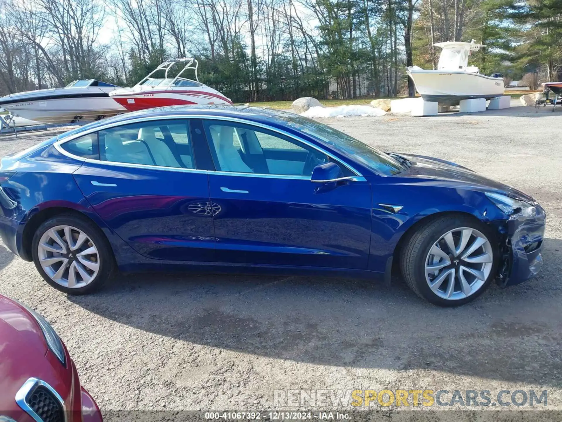 13 fotografías del automóvil dañado 5YJ3E1EB4LF547048 TESLA MODEL 3 2020