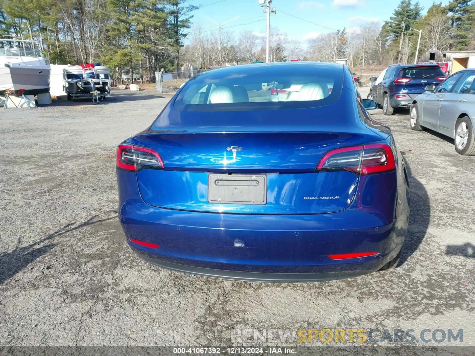 16 fotografías del automóvil dañado 5YJ3E1EB4LF547048 TESLA MODEL 3 2020