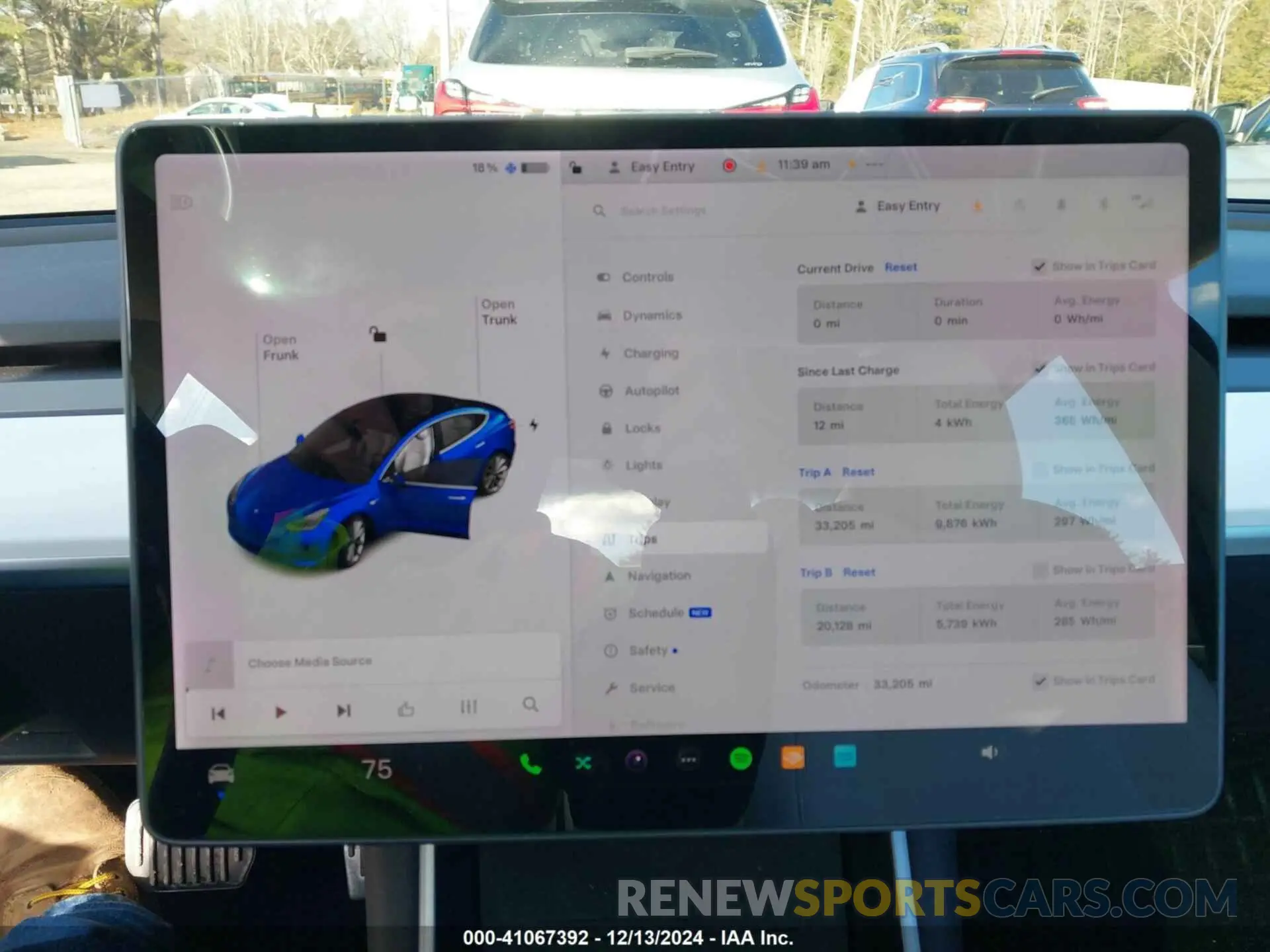 18 fotografías del automóvil dañado 5YJ3E1EB4LF547048 TESLA MODEL 3 2020