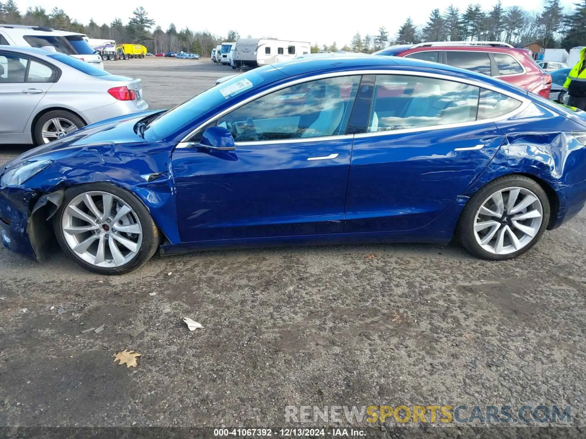 6 fotografías del automóvil dañado 5YJ3E1EB4LF547048 TESLA MODEL 3 2020