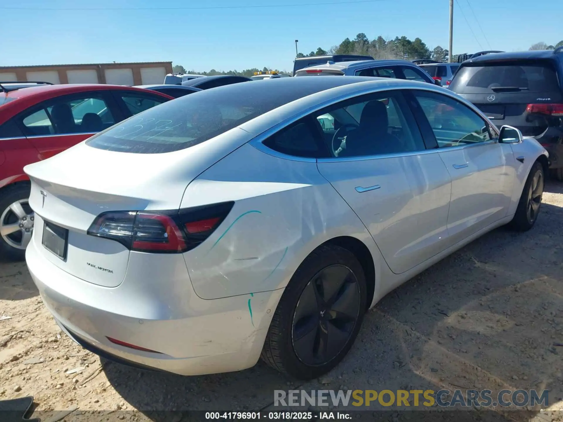 4 fotografías del automóvil dañado 5YJ3E1EB4LF619026 TESLA MODEL 3 2020