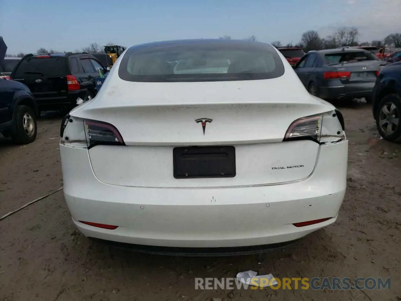 6 fotografías del automóvil dañado 5YJ3E1EB4LF621035 TESLA MODEL 3 2020