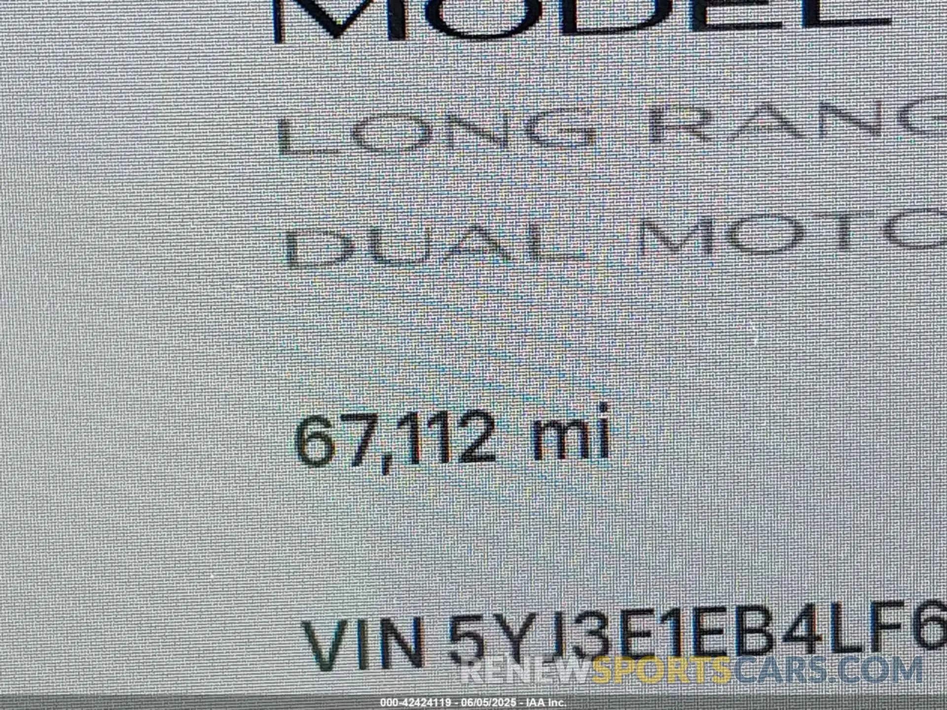 15 fotografías del automóvil dañado 5YJ3E1EB4LF637770 TESLA MODEL 3 2020