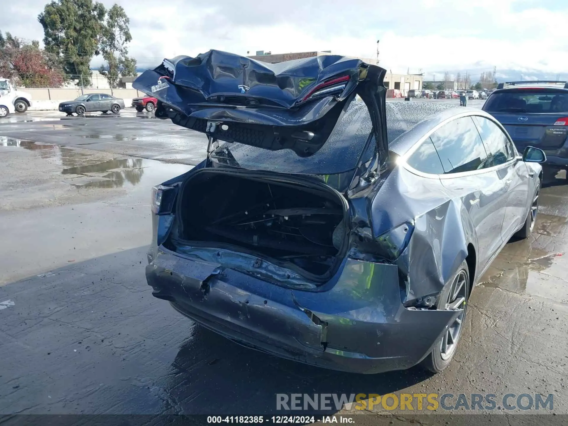 6 fotografías del automóvil dañado 5YJ3E1EB4LF639194 TESLA MODEL 3 2020
