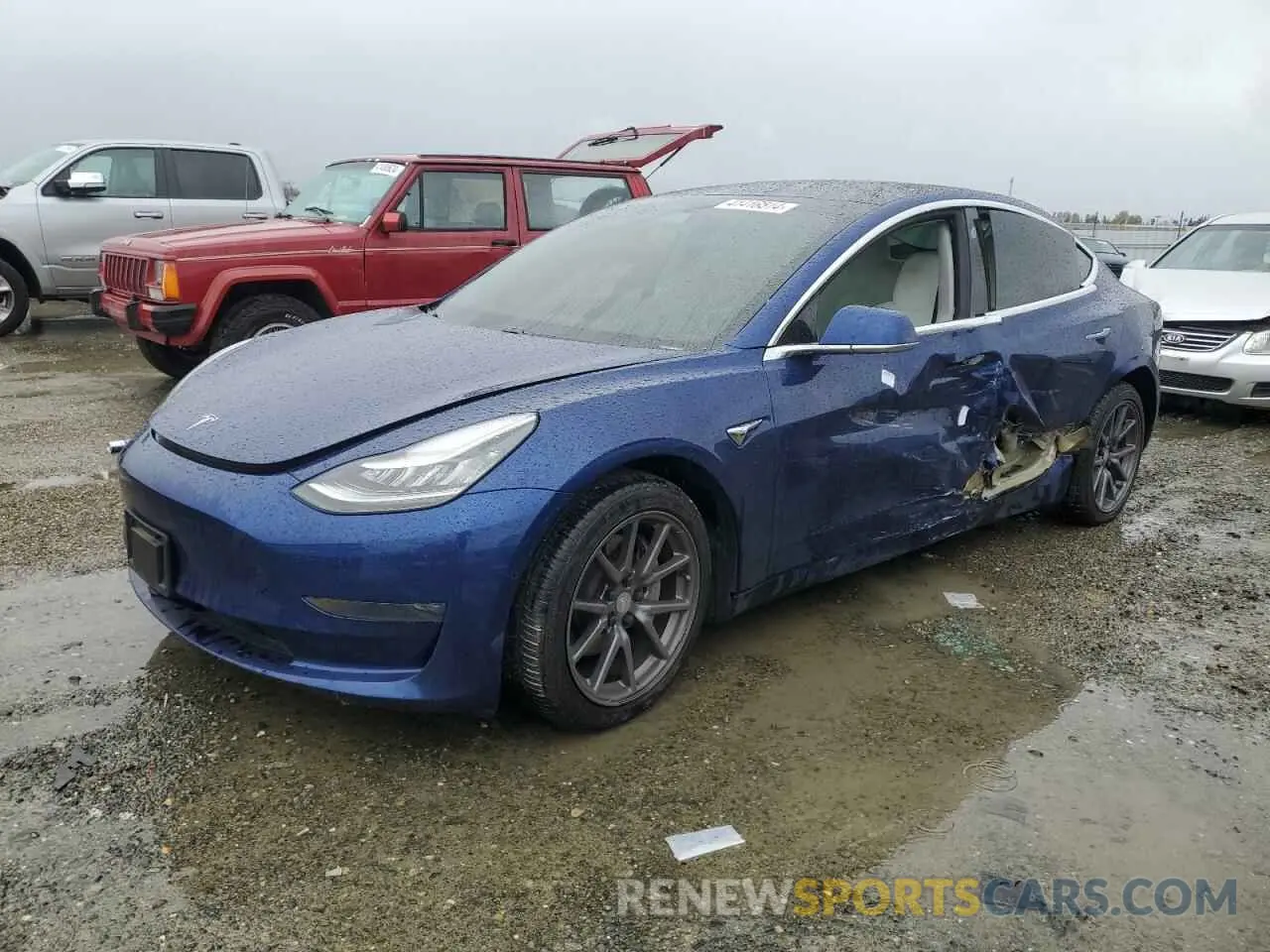 1 fotografías del automóvil dañado 5YJ3E1EB4LF639406 TESLA MODEL 3 2020