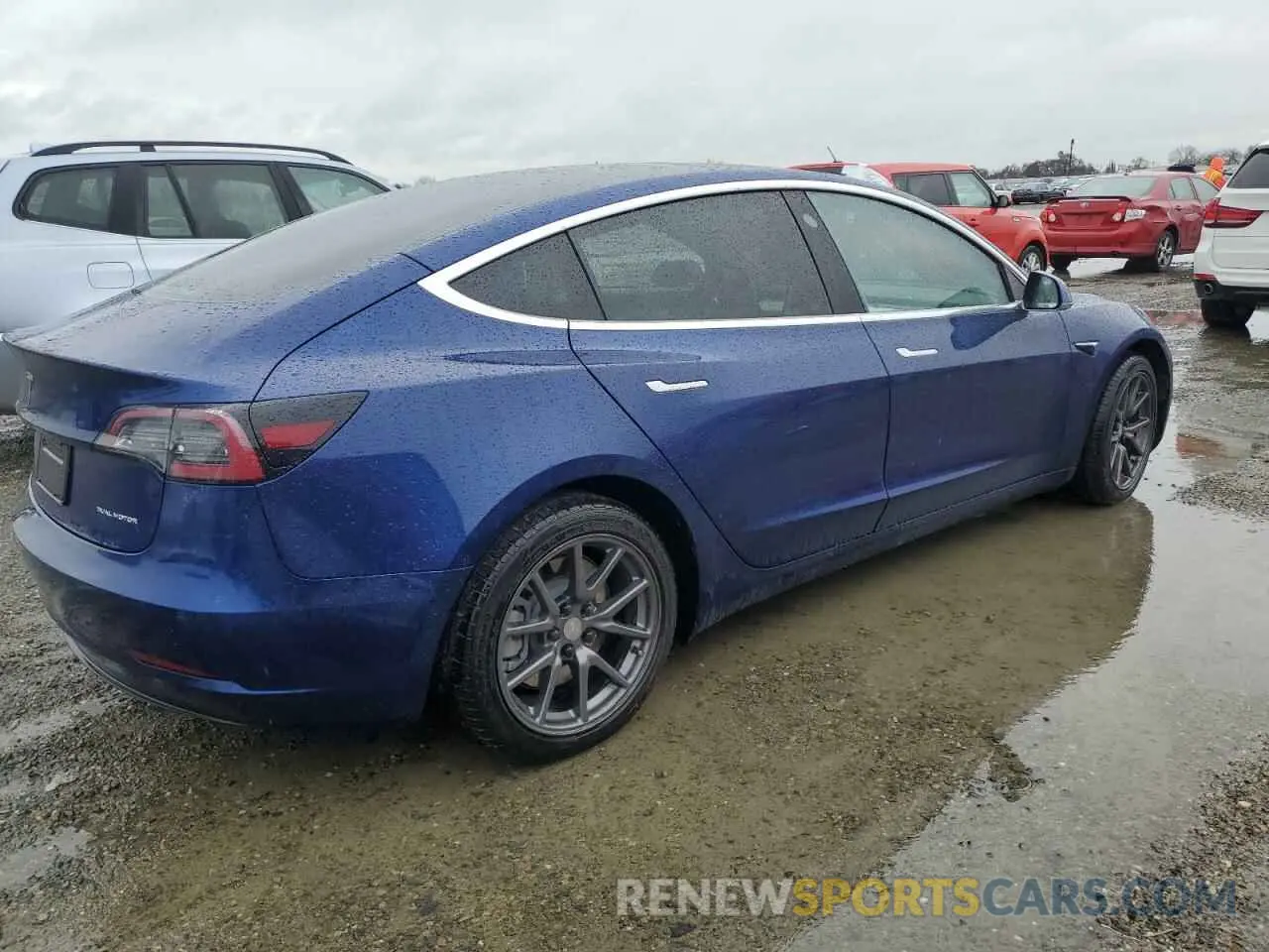 3 fotografías del automóvil dañado 5YJ3E1EB4LF639406 TESLA MODEL 3 2020