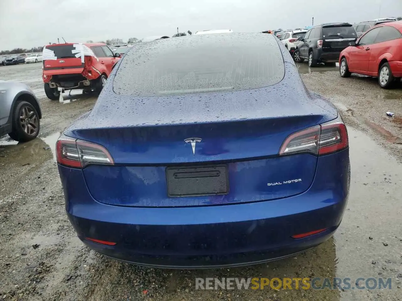 6 fotografías del automóvil dañado 5YJ3E1EB4LF639406 TESLA MODEL 3 2020