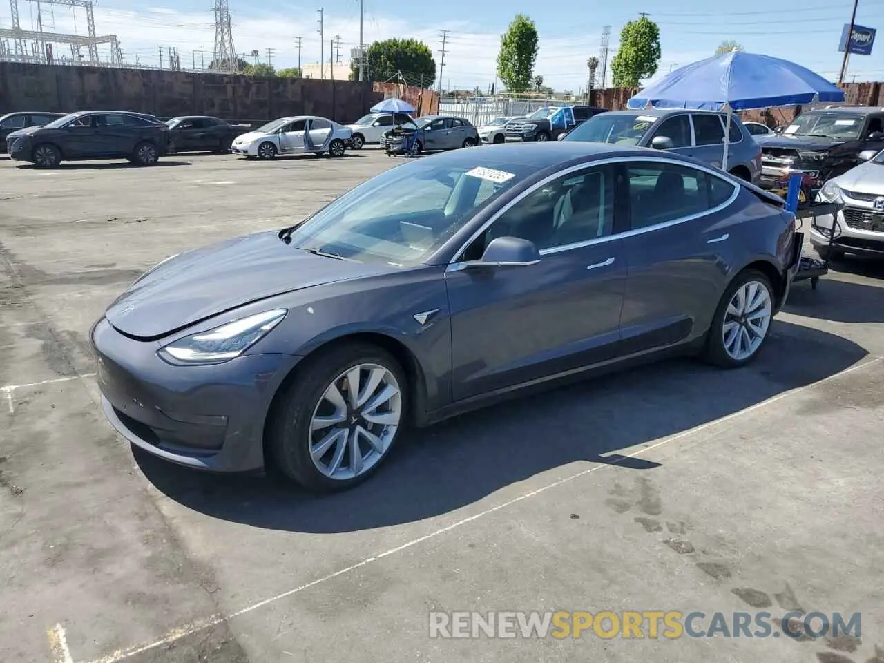 1 fotografías del automóvil dañado 5YJ3E1EB4LF650955 TESLA MODEL 3 2020