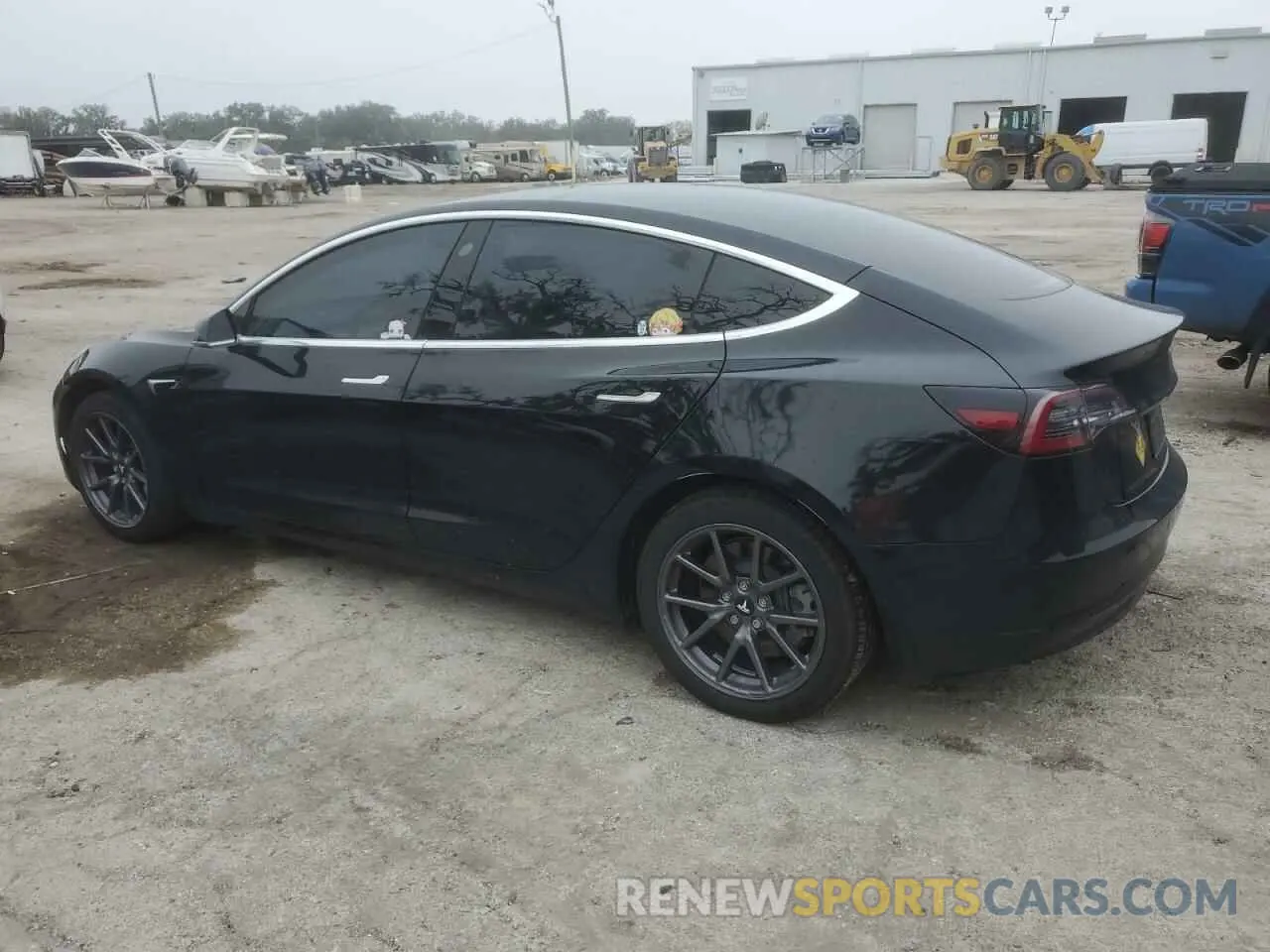2 fotografías del automóvil dañado 5YJ3E1EB4LF663043 TESLA MODEL 3 2020