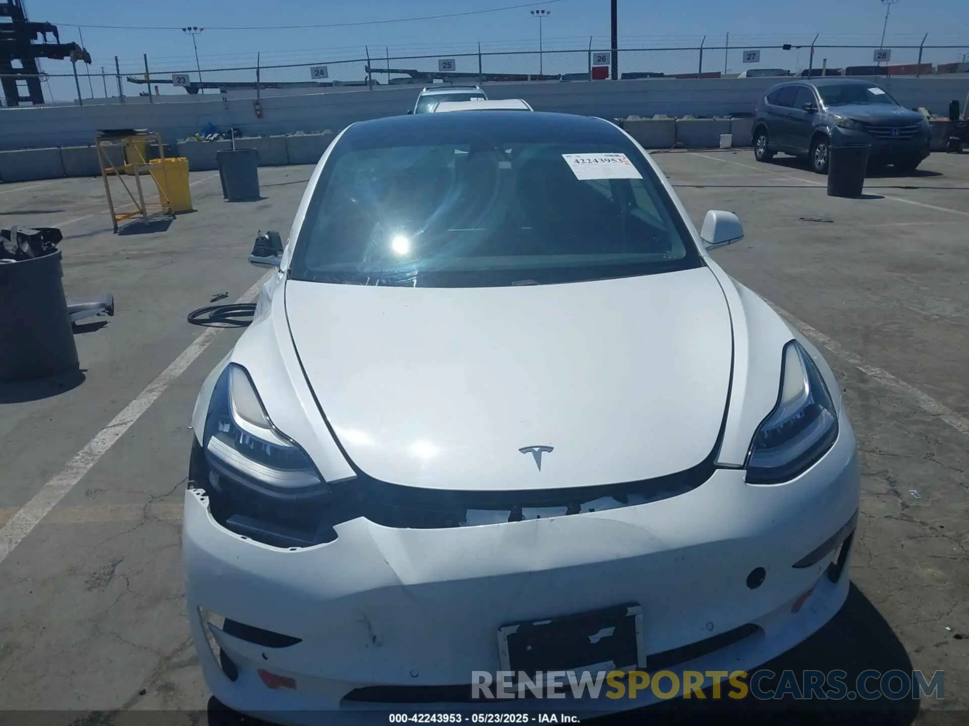 12 fotografías del automóvil dañado 5YJ3E1EB4LF665794 TESLA MODEL 3 2020