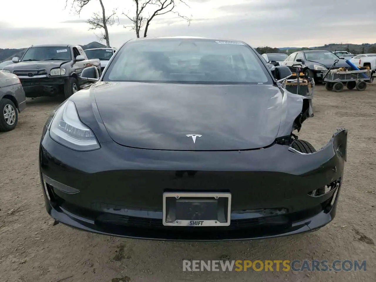 5 fotografías del automóvil dañado 5YJ3E1EB4LF710488 TESLA MODEL 3 2020