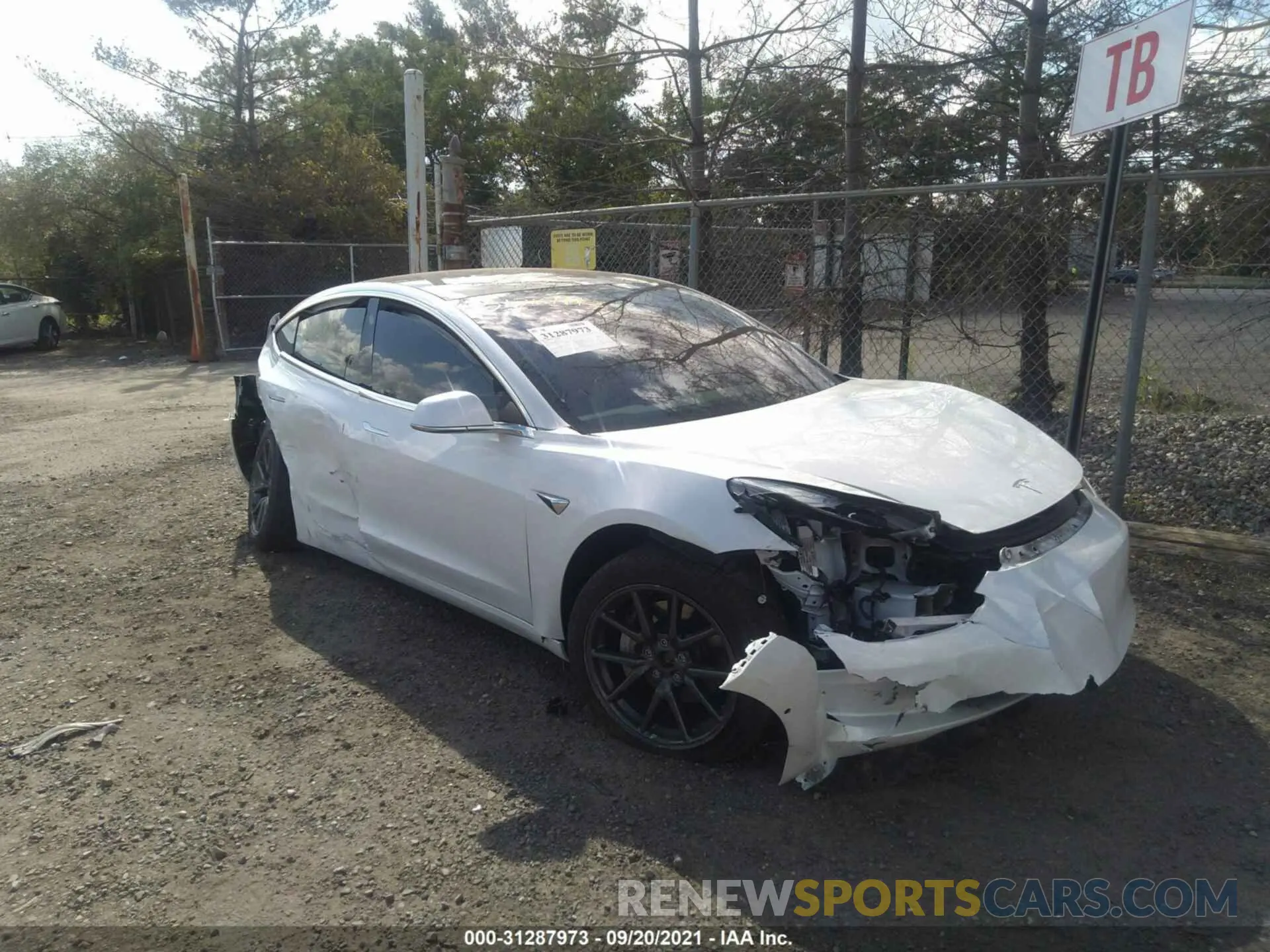 1 fotografías del automóvil dañado 5YJ3E1EB4LF735228 TESLA MODEL 3 2020