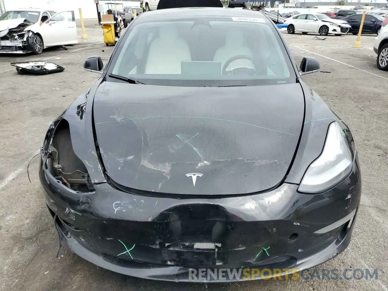 5 fotografías del automóvil dañado 5YJ3E1EB4LF742129 TESLA MODEL 3 2020